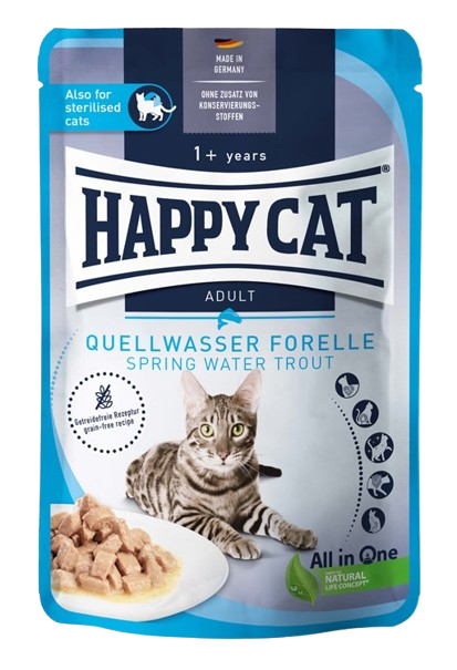 Happy Cat Våtfôr Ørret 85 g