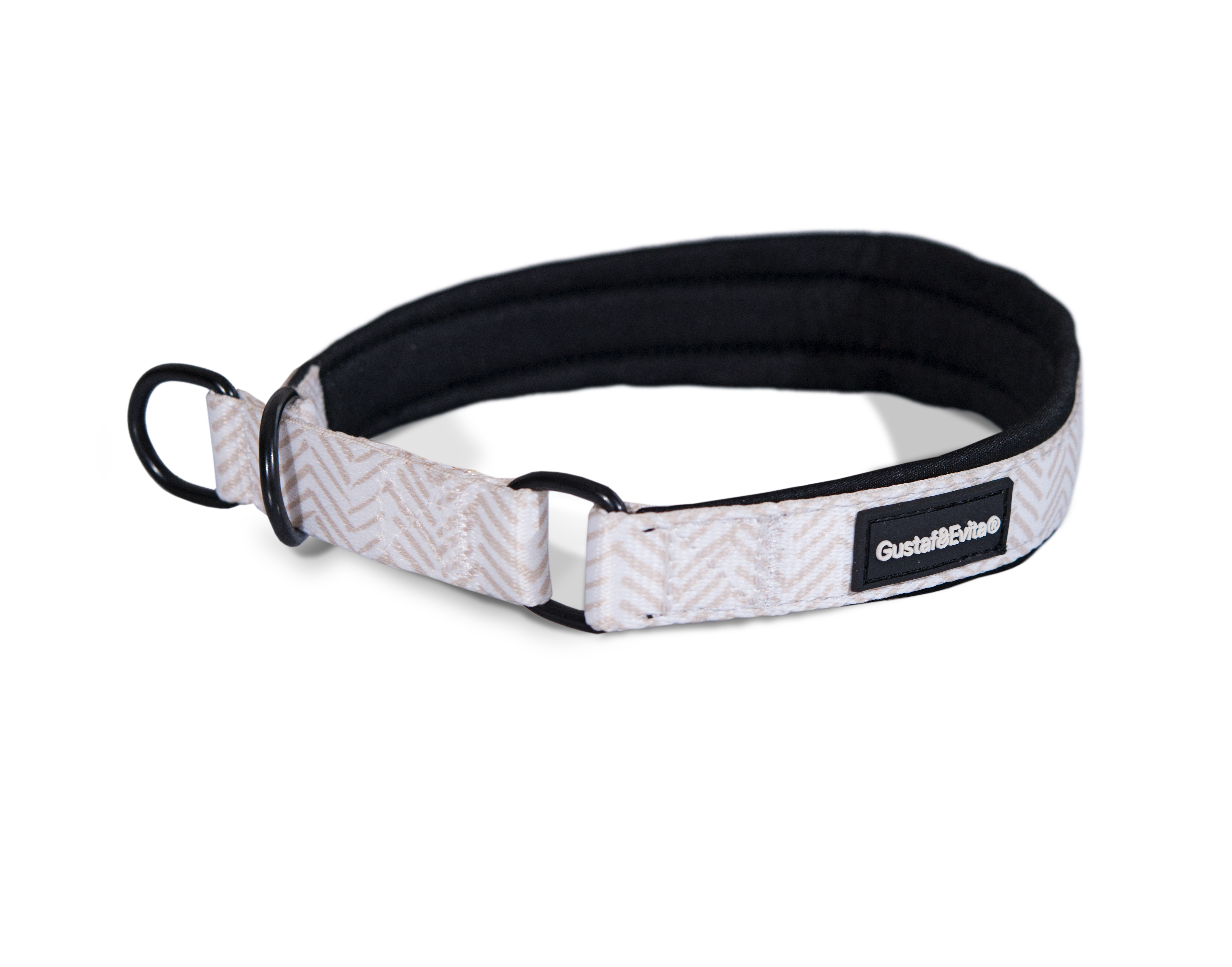 Gustaf och Evita - Hundehalsbånd Chicish Halvstrup S, 20 mm x 35-45 cm, Mønstret - Hund - Hundebur - Hundehalsbånd - Dyrekassen.no