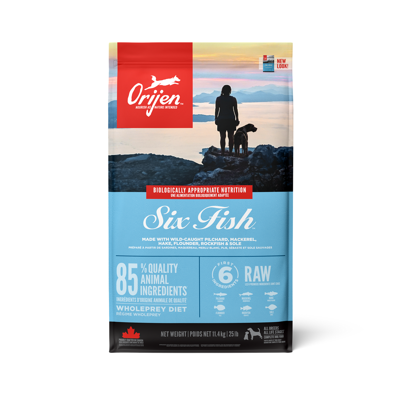 Orijen Dog Six Fish Adult Grain Free - Dry Dog Food