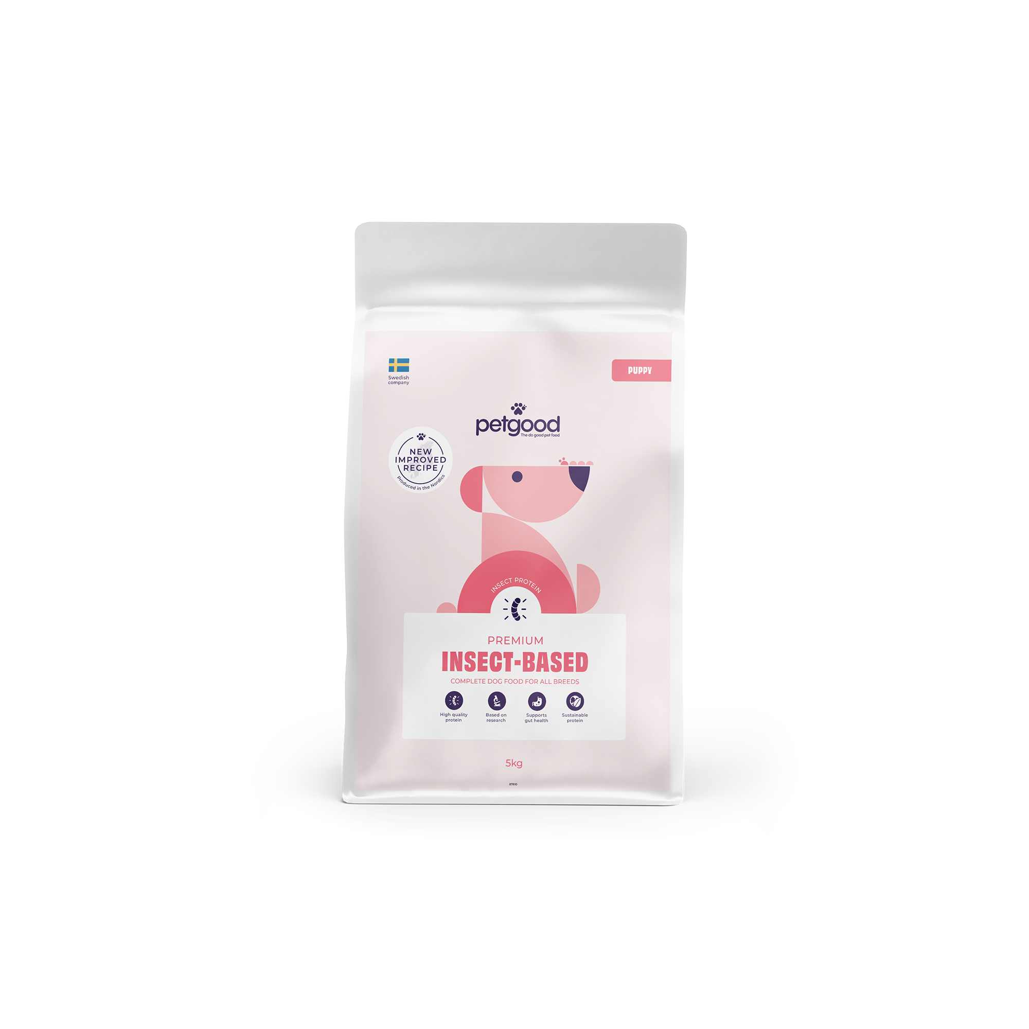 Petgood Insektsbasert helfôr til valper 5 kg