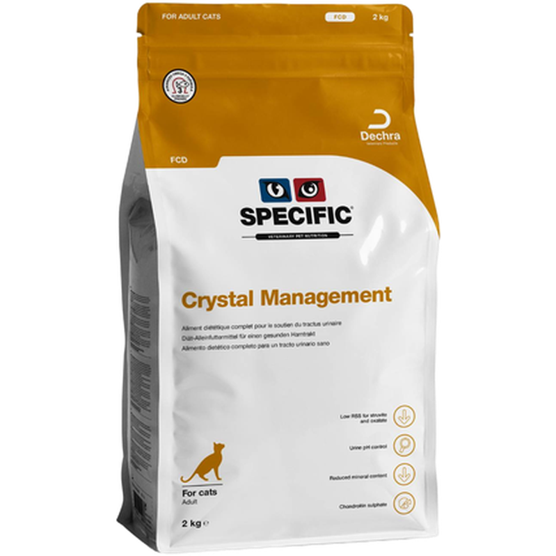 Specific - Cats FCD Crystal Management 2 kg - Katt - Helse og pels - Hygiene - Kattemat - Dyrekassen.no
