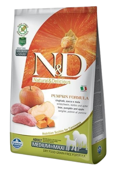 Farmina Dog N&D Pumpkin Boar & Apple Adult Medium/Maxi