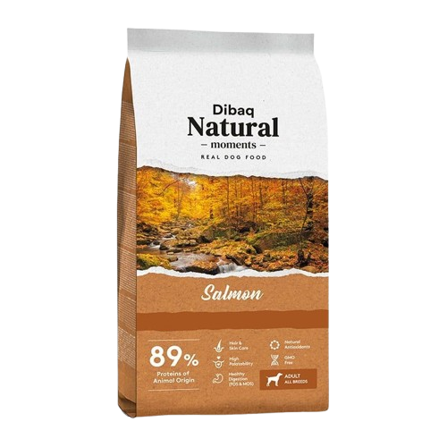 DIBAQ - Natural Moments Salmon 3kg - Hund - Hundefôr - Dyrekassen.no