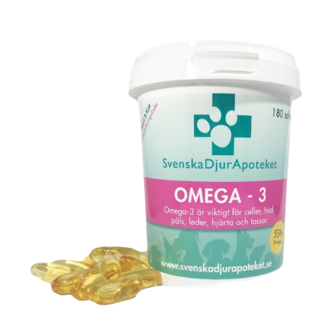 Svenska DjurApoteket Svenska DjurApoteket Omega 3 kapsler 180 stk.