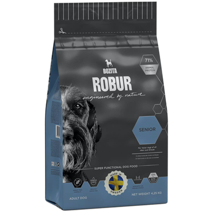 Bozita Robur - Hund Senior 4,25 kg - Hund - Hundefôr - Dyrekassen.no