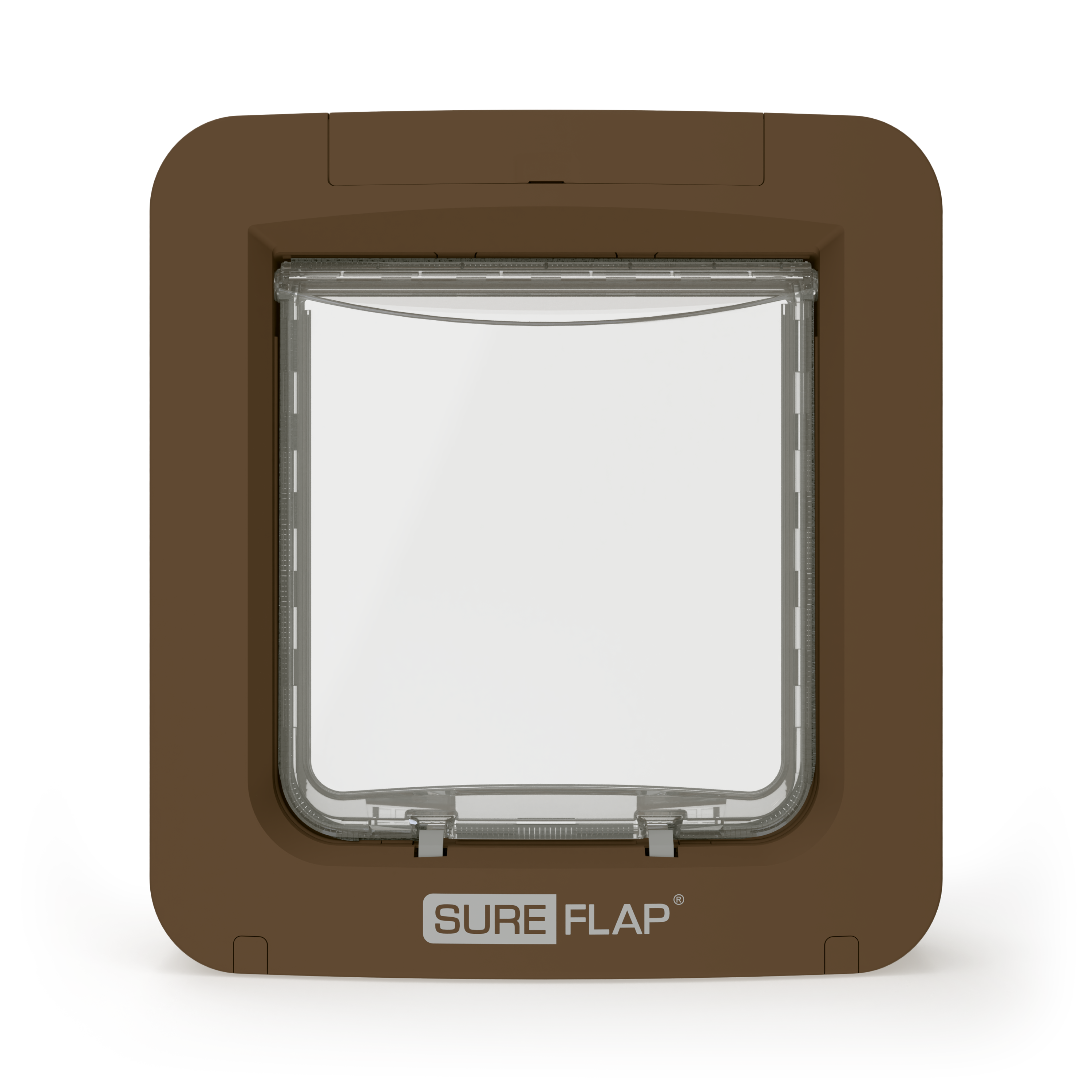 Mikrochip kjæledyrdør brun