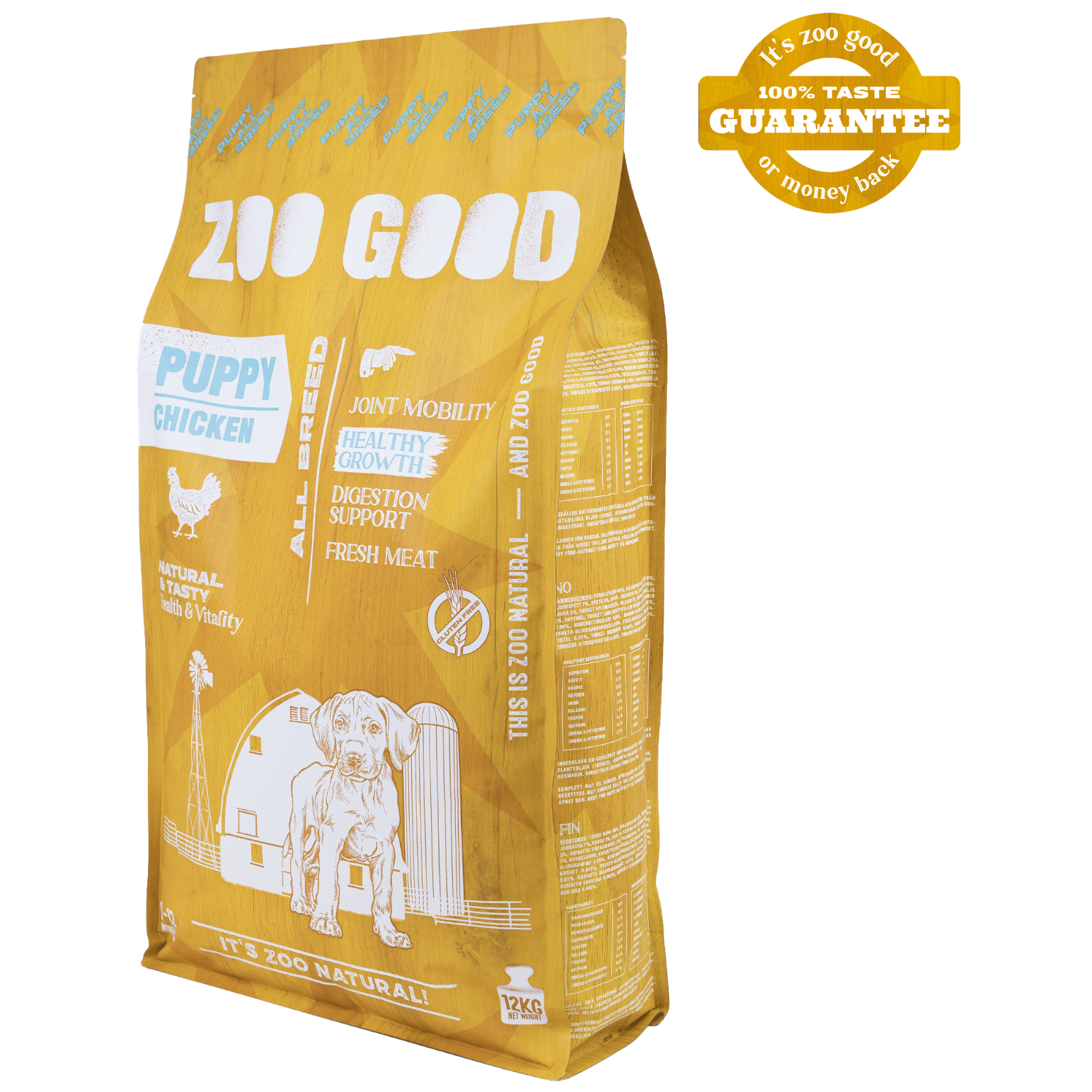 Kylling Healthy Growth Puppy Alle raser 12 kg
