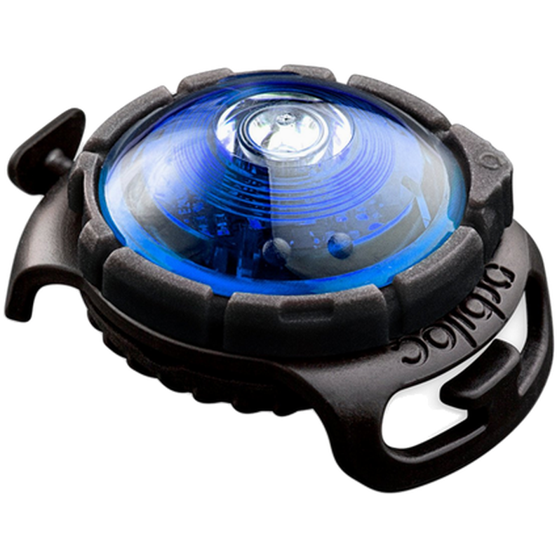 Orbiloc - Safety Light Dog Dual LED - With Quick Mount & Adjustable Strap Blue 5 km - Hund - Hundebur - Refleks og lykter - Dyrekassen.no