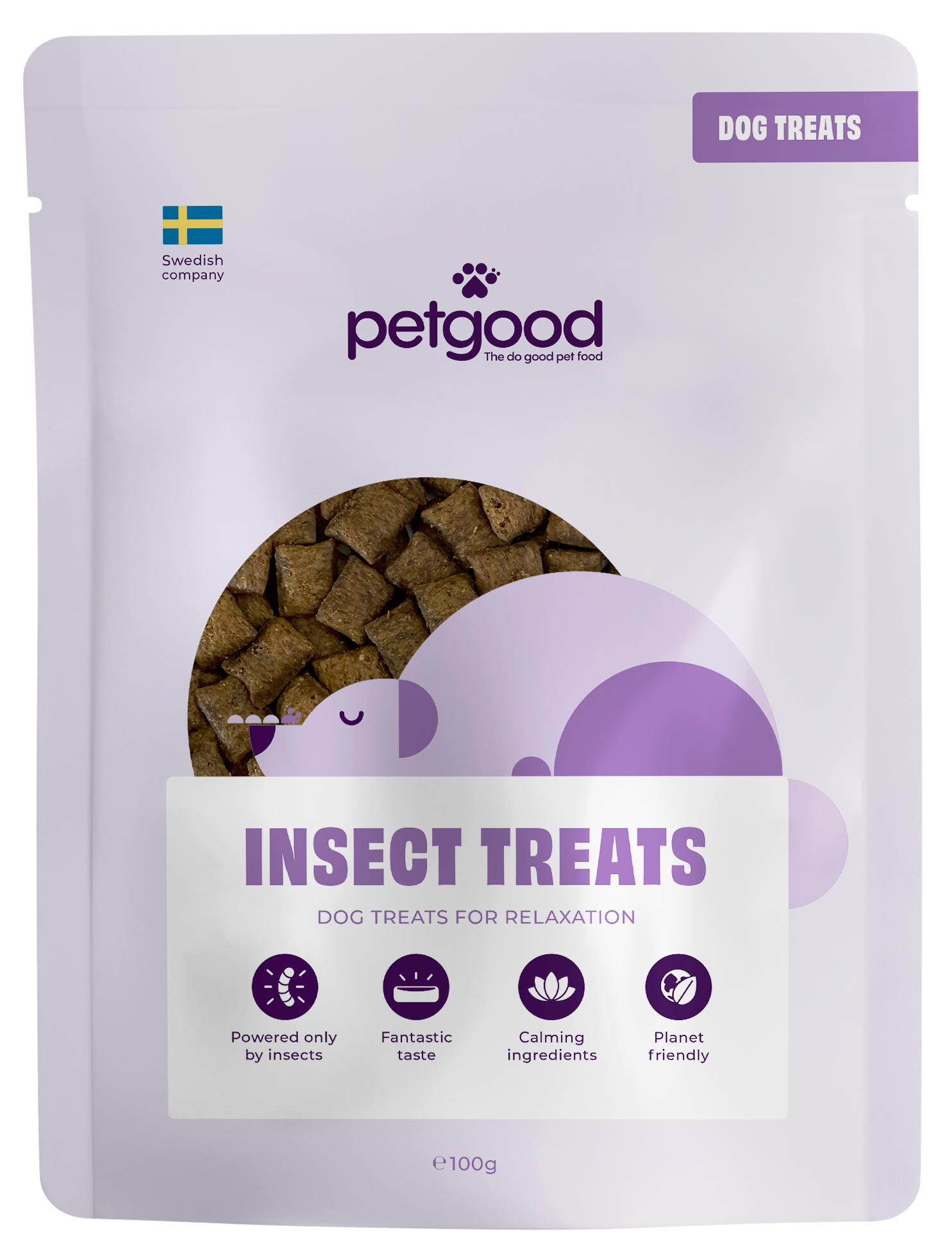 Petgood - slappe av/duftende hundegodbiter 100 g - Hund - Hundegodteri - Dyrekassen.no