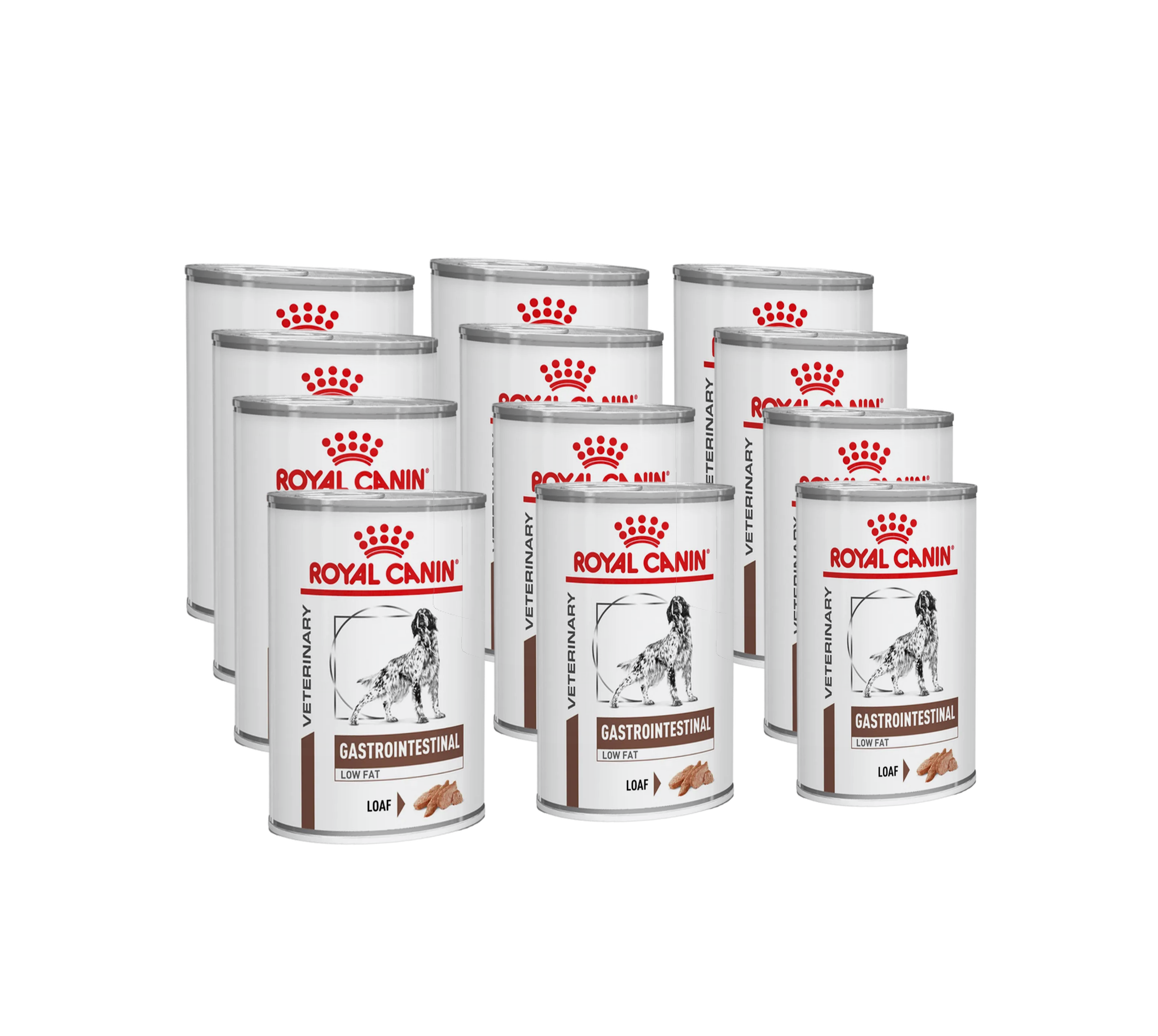 Royal Canin Veterinary Diets Dog - Gastrointestinal Low Fat Loaf våtfôr til hund 420 g x 12 - Katt - Helse og pels - Kosttilskudd - Veterinærfôr -