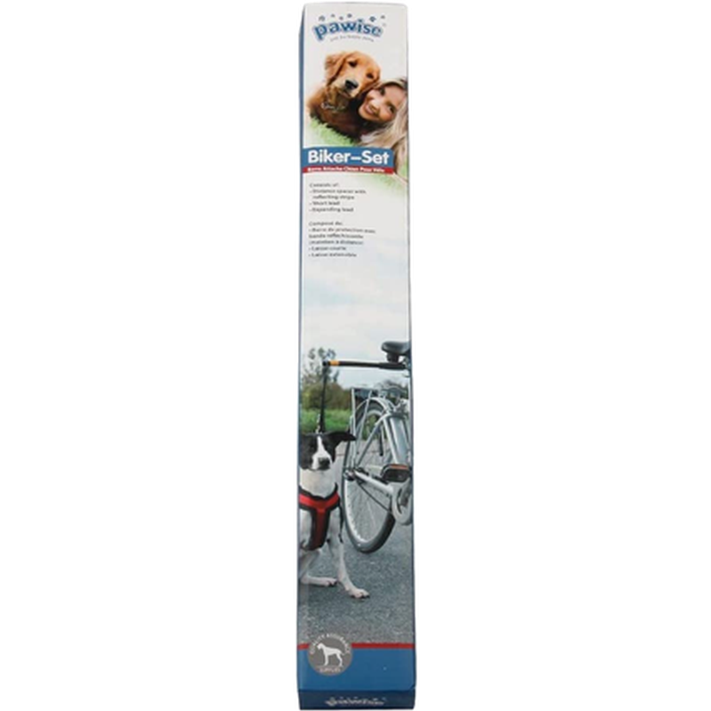 Pawsie - Handsfree Doggy Bike Exerciser Leash Svart 300 g - Hund - Hundebur - Sykkelutstyr - Dyrekassen.no