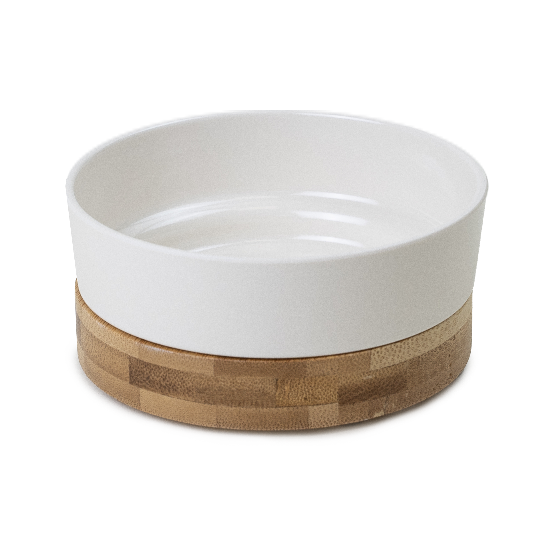 Matskål Bambus Hvit S/M 240ml 11x4cm 11x4cm