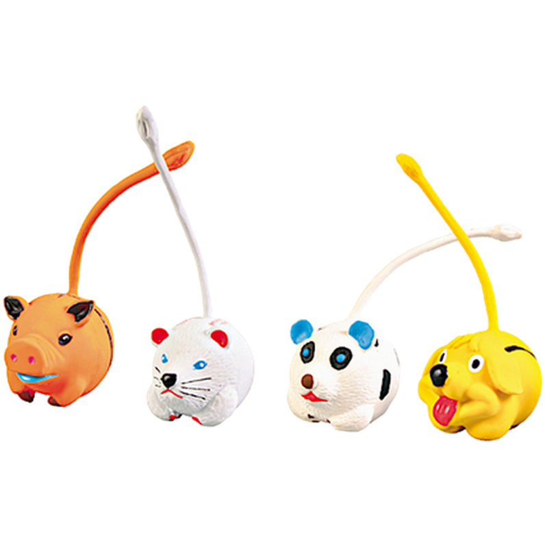 Trixie - Sortiment Animal Toy Balls Latex Mix Ø 6 cm - Hund - Hundeleker - Dyrekassen.no