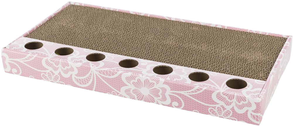 Klösbräda wellpapp, m leksak, 48 × 25 cm, rosa