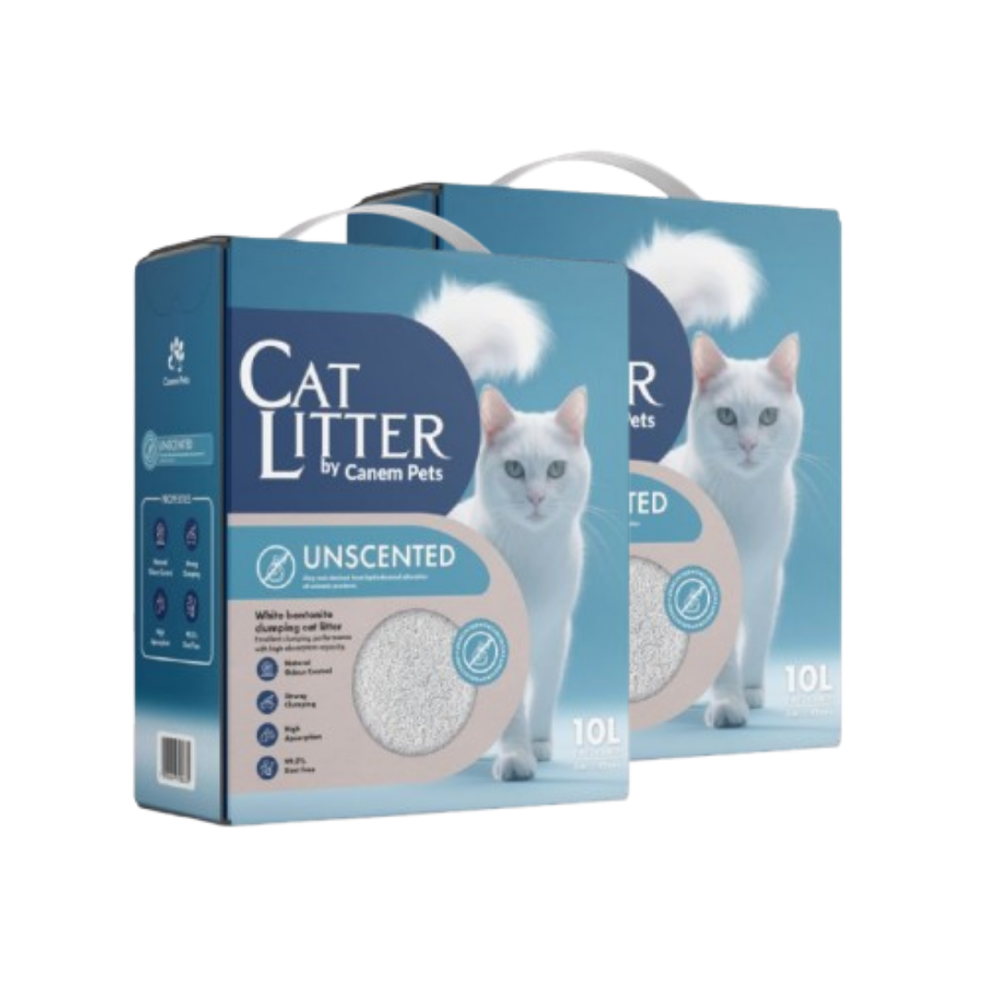 Kattsand Oparfymerad 2x10L