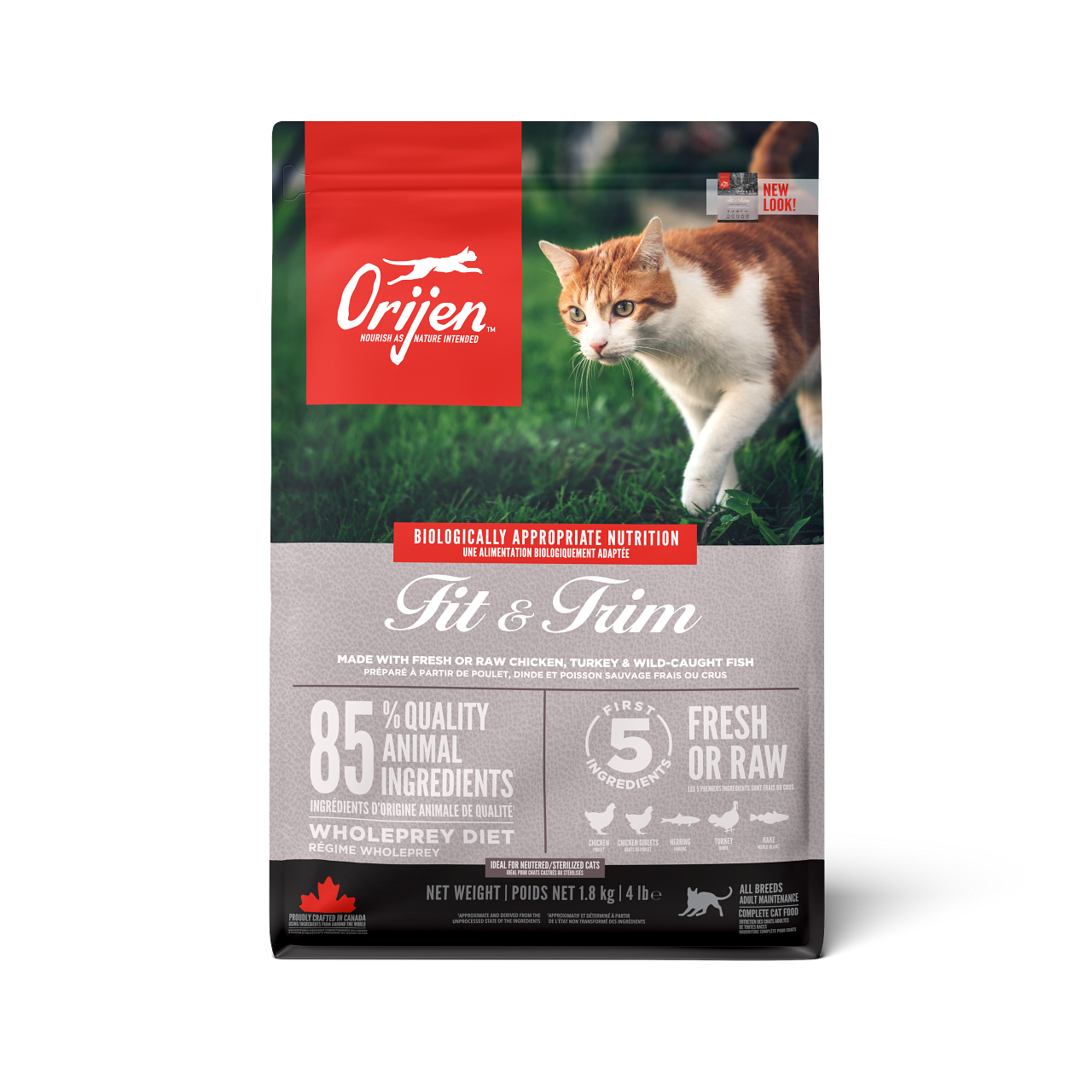 Cat Fit & Trim Grain Free - tørrfôr til katter 1,8 kg