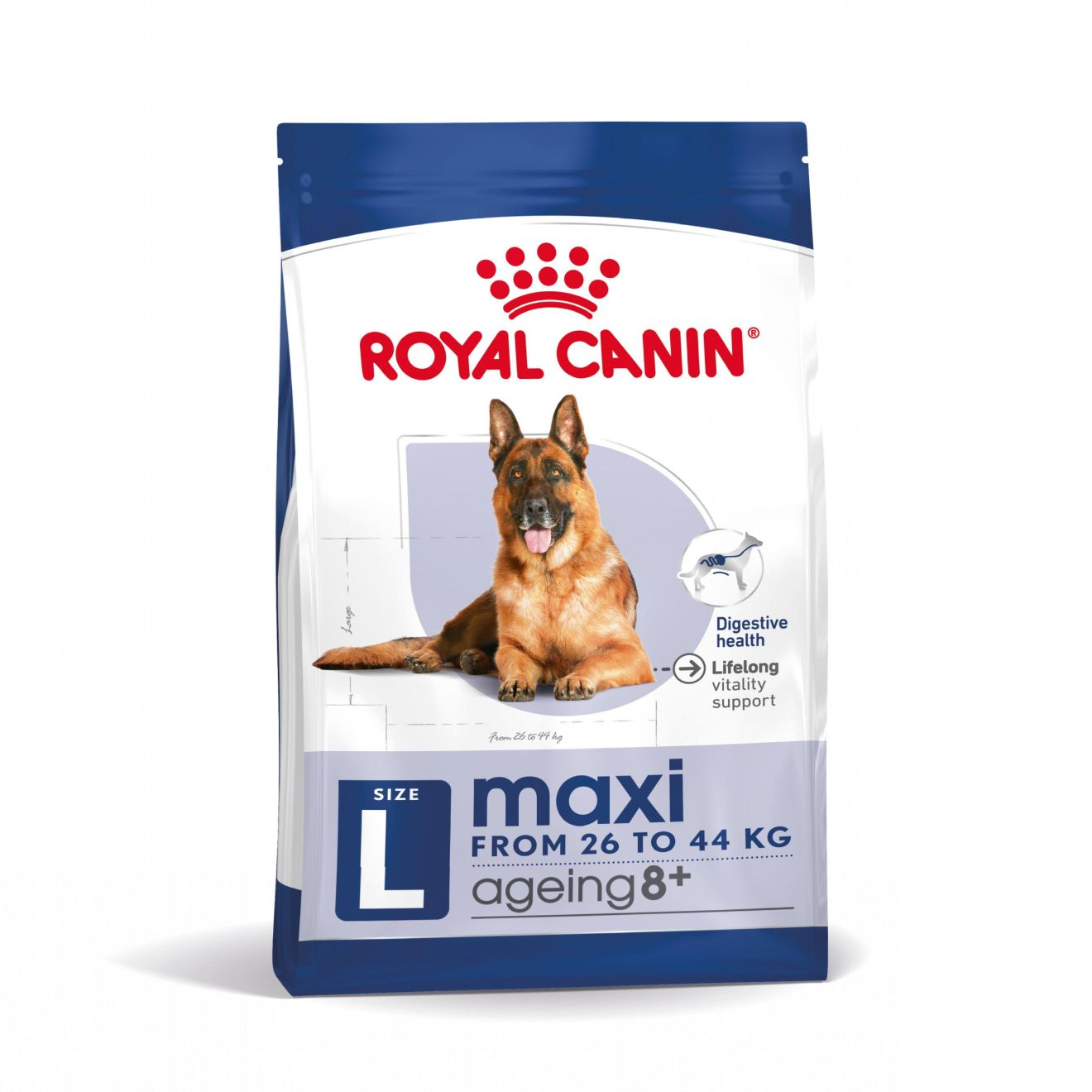 Royal Canin - Maxi Ageing 8+ Ageing tørrfôr for hunder 15 kg - Hund - Hundefôr - Dyrekassen.no