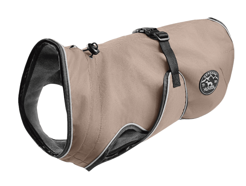 Hunter - Dog Coat Uppsala 2in1 Detachable Lining Taupe 50 cm - Hund - Hundebur - Hundeklær - Dyrekassen.no