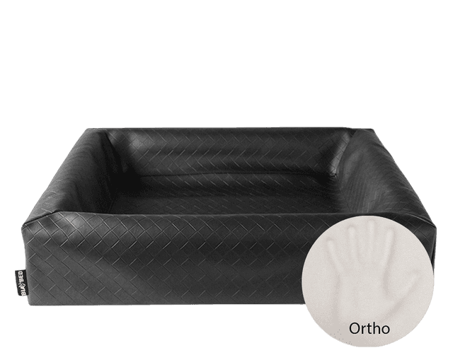 Biabed Ortho svart firkantet nr. 2 - 50 x 60 cm