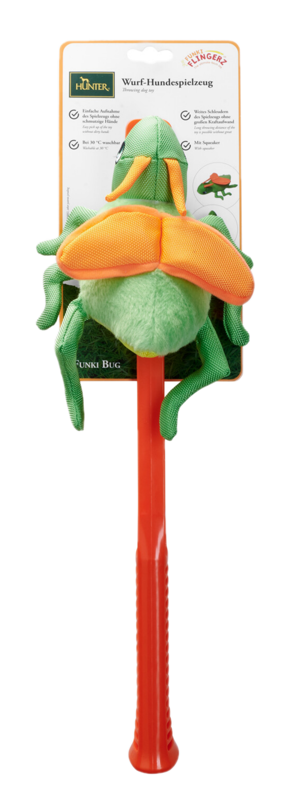Hundeleketøy Flingerz Funki Cricket med bærerakett