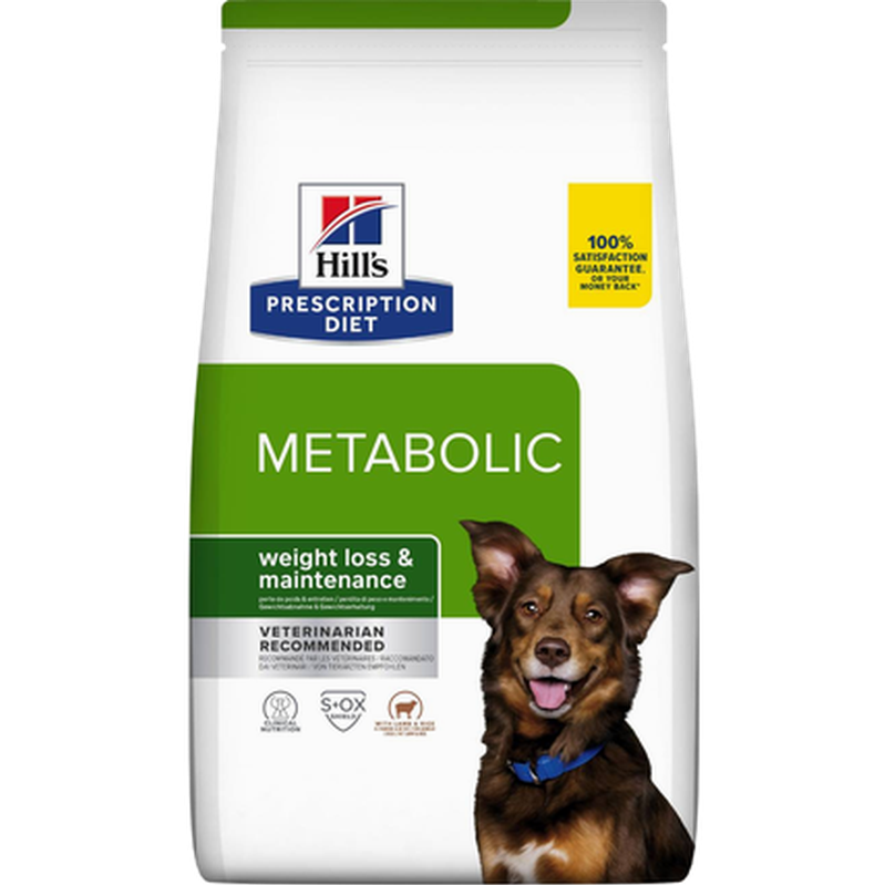 Hill's Prescription Diet Dog - Metabolic Lam Ris 12 kg - Katt - Helse og pels - Kosttilskudd - Veterinærfôr - Dyrekassen.no
