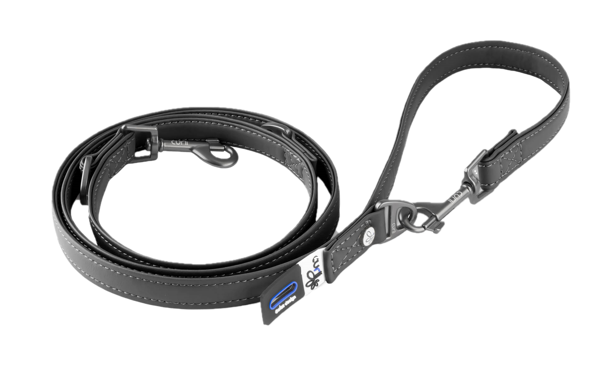 Multilær Vegansk eplelær Svart Liten 1,5 x 160 cm