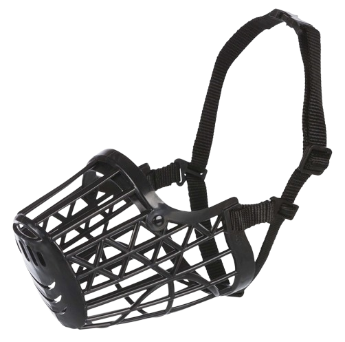 Trixie - Munk kurv plast, svart, XL, 35 cm - Hund - Sport - Dyrekassen.no