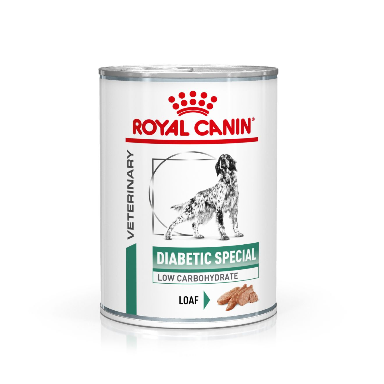 Royal Canin Veterinary Diets Dog - Weight Management Diabetic Special Low Carbohydrate Loaf våtfôr til hund 410 g - Katt - Helse og pels -