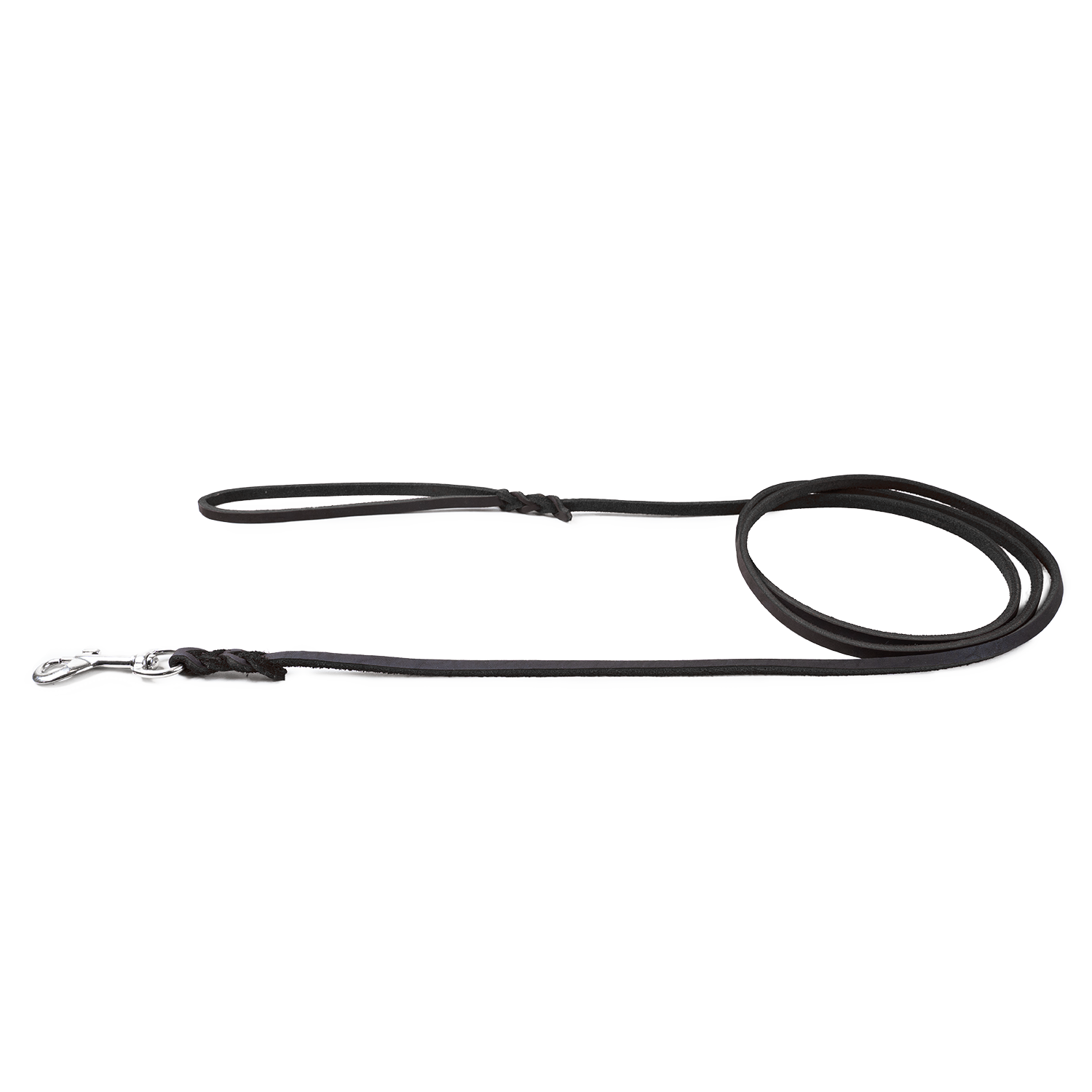 Lærsnor Hera Svart 6 mm x 180 cm