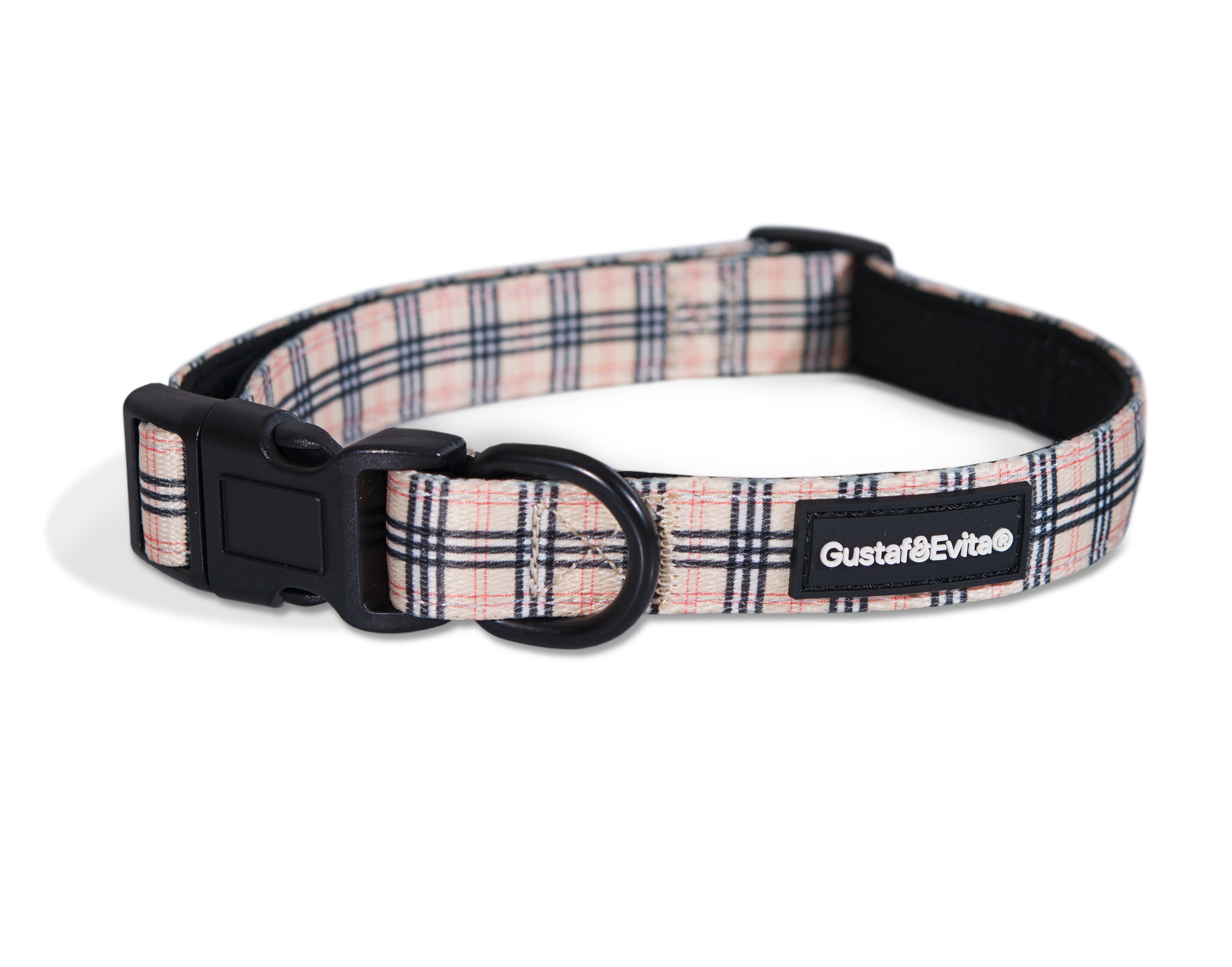 Gustaf och Evita - Hundehalsbånd Stilish justerbart S, 20 mm x 33-51 cm Mønstret - Hund - Hundebur - Hundehalsbånd - Dyrekassen.no