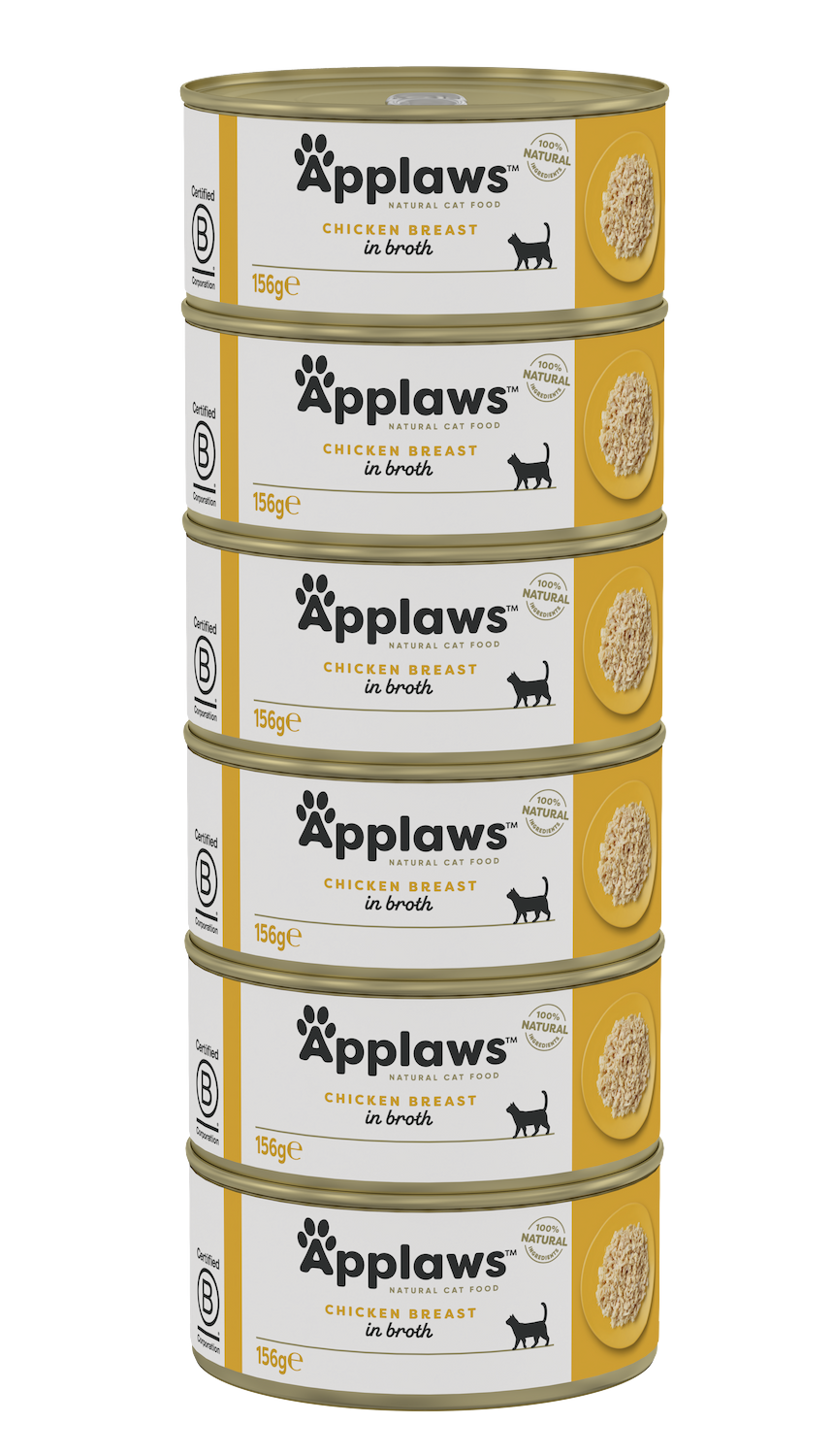 Applaws - Kyllingbryst 156 g x 24 - Katt - Helse og pels - Kosttilskudd - Våtfôr - Dyrekassen.no