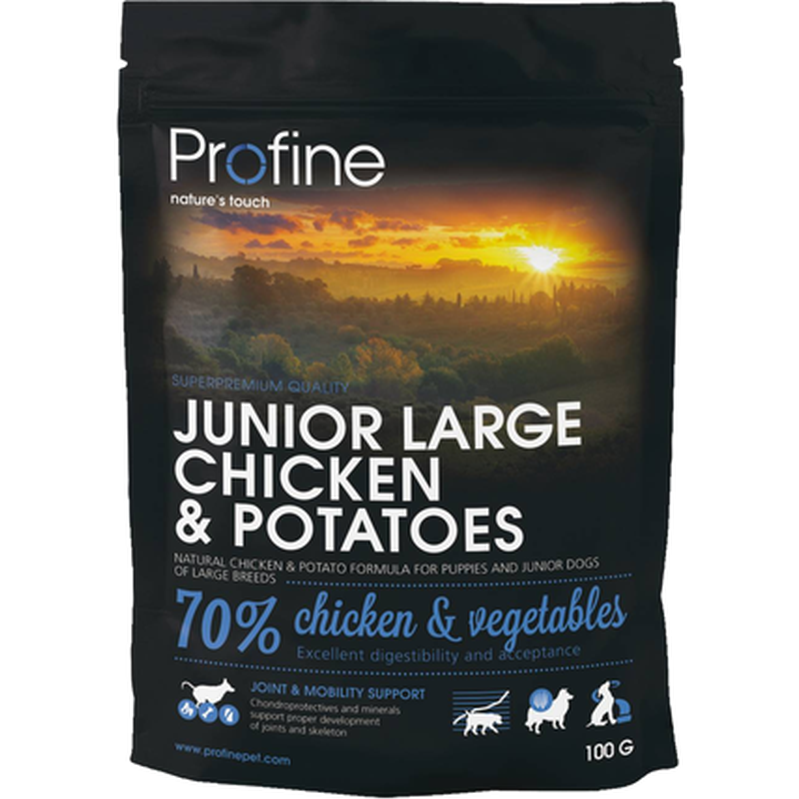 Profine - Tørrfôr Junior Large Kylling & Poteter 12 kg - Hund - Hundefôr - Dyrekassen.no