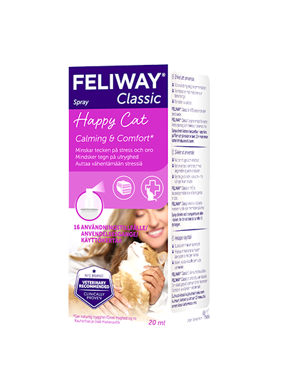 Feliway - Klassisk feromonspray 20 ml - Katt - Helse og pels - Hygiene - Kattepleie - Dyrekassen.no