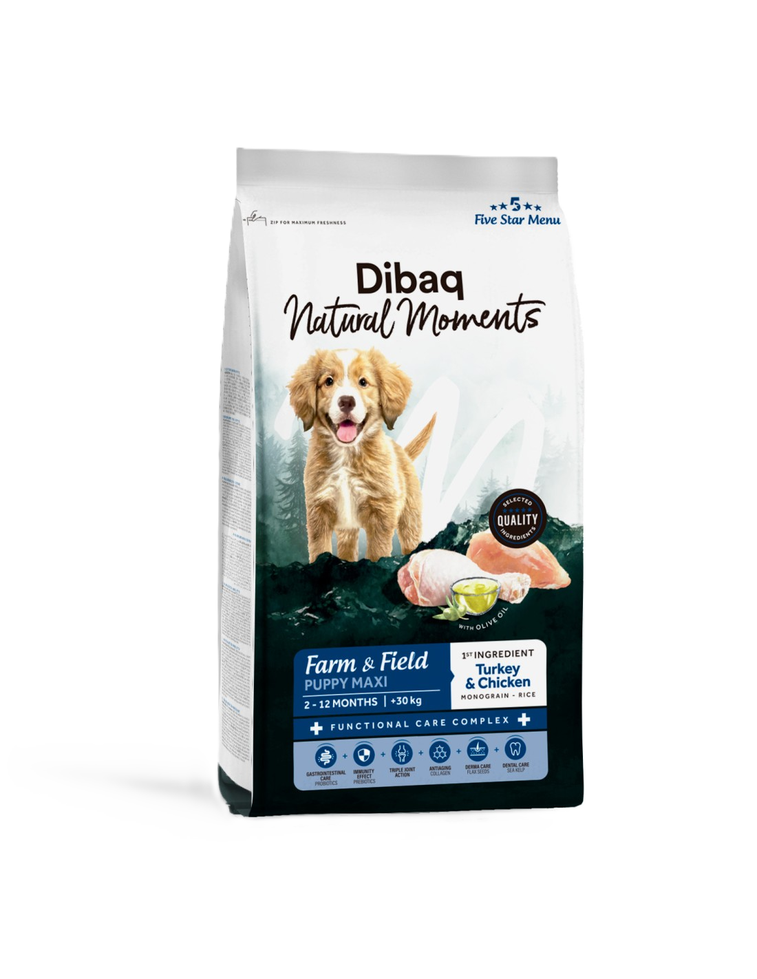 DIBAQ Natural Moments Dog Farm&Field Puppy Maxi