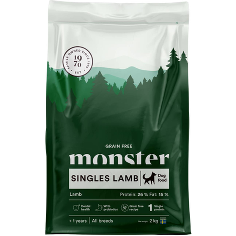 Dog Grain Free Singles Lamb All Breed 12 kg
