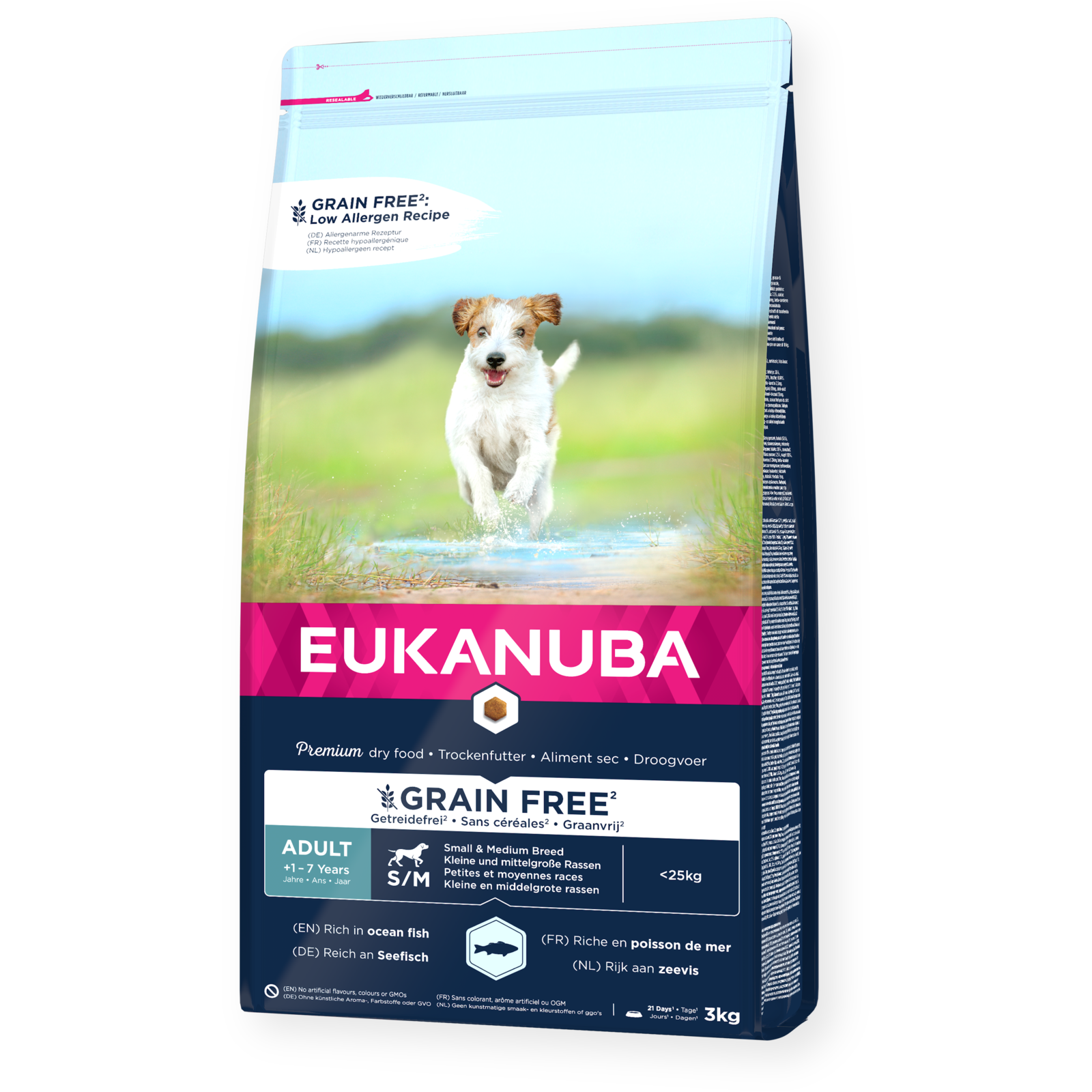 Eukanuba Dog Grain Free Adult Small/ medium Ocean Fish