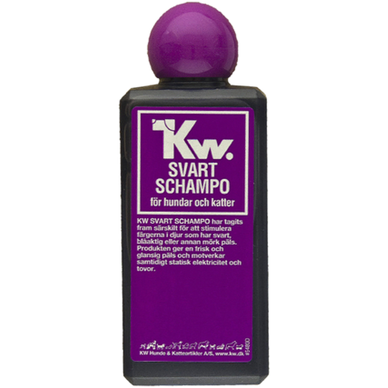 KW - Sjampo for svarte/mørke pelser 200 ml - Hund - Hundepleie - Shampoo og balsam - Dyrekassen.no