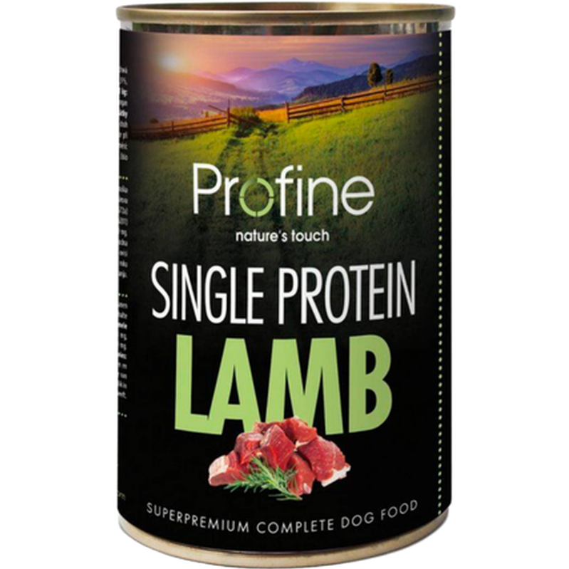 Hund Single Protein Lam 400g