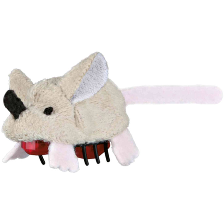 Trixie Løpende mus Plysj Jaktinstinkt Grå 5,5 cm