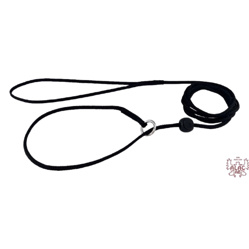 Bånd Exhibition Round Poly. Svart 4mm X 190 cm