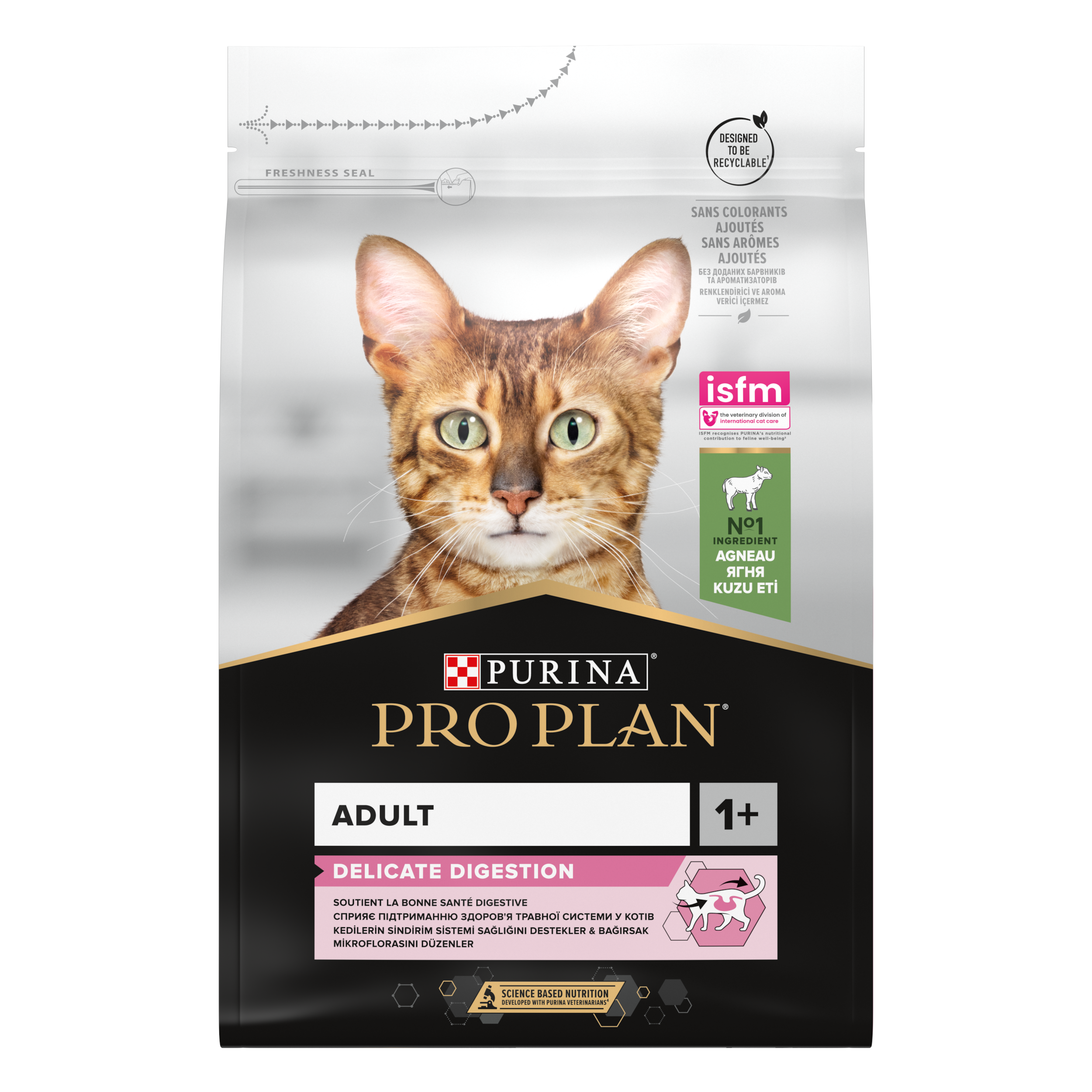 Purina Pro Plan - Cat Adult Delicate Digestion Lammekjøtt 3 kg - Katt - Helse og pels - Kosttilskudd - Tørrfôr - Dyrekassen.no