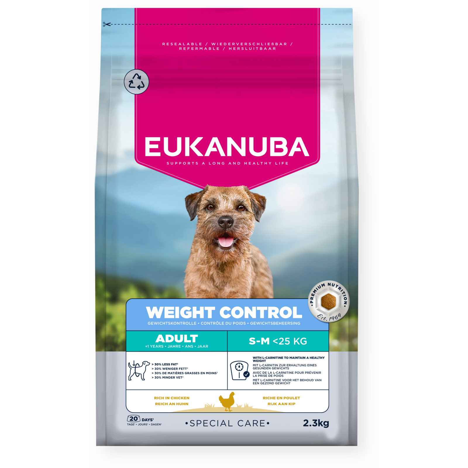 Dog Adult Weight Control Small/Medium 2,3 kg