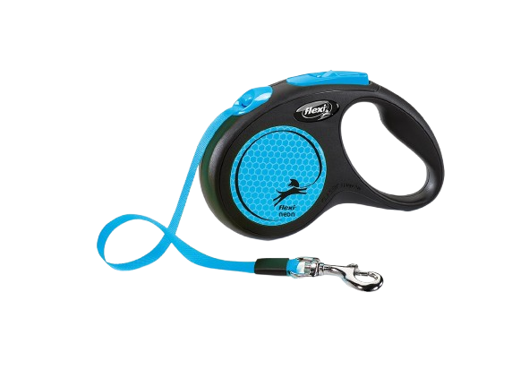 Rullebånd New Neon Tape, 5m, S, maks 15kg, Neon blå