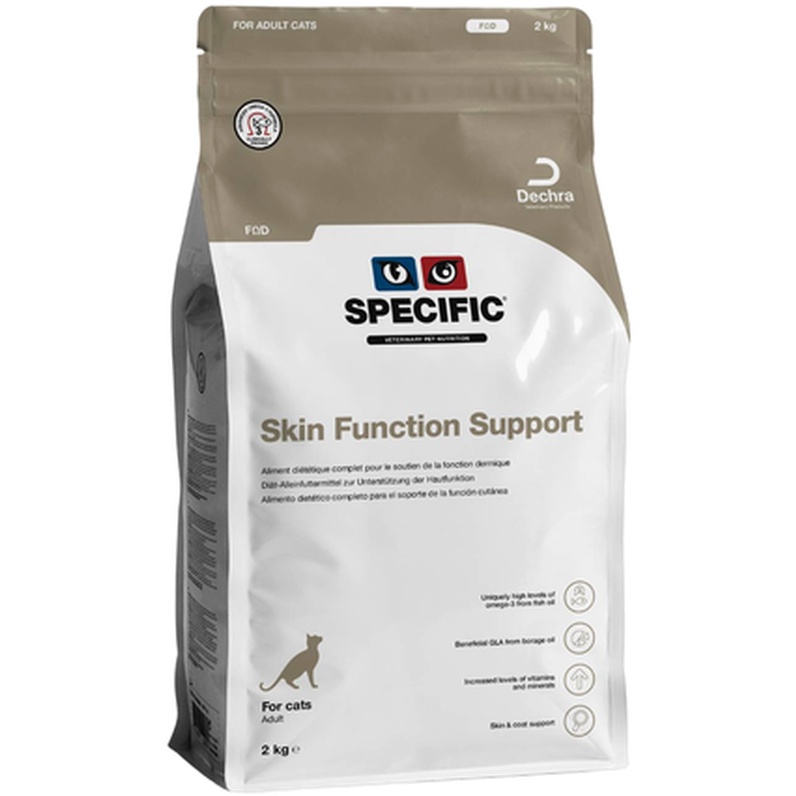 Specific - Cats FOD Skin Function Support 2 kg - Katt - Helse og pels - Hygiene - Kattemat - Dyrekassen.no