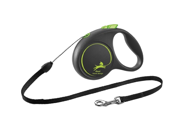 Rullebånd Black Design Cord, 5m, S, maks 12kg, Grønn