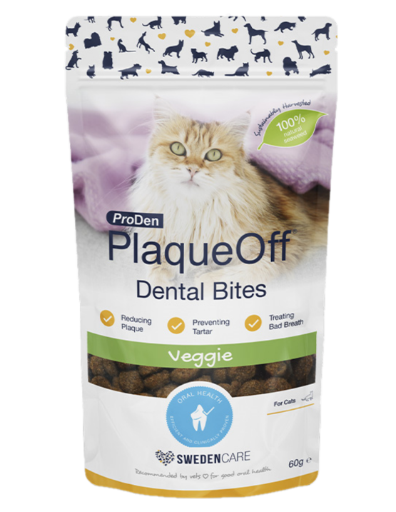 ProDen PlaqueOff Dental Bites katt 60 g