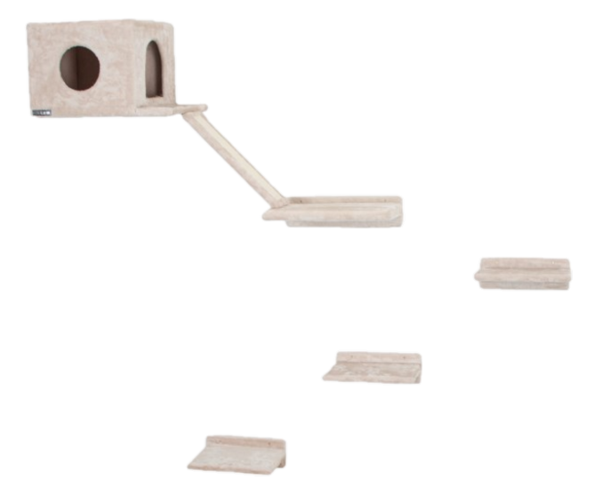 KerblPet - Klatrevegg Mont Blanc Beige - Katt - Matplassen - Automater - Kloretønner - Dyrekassen.no