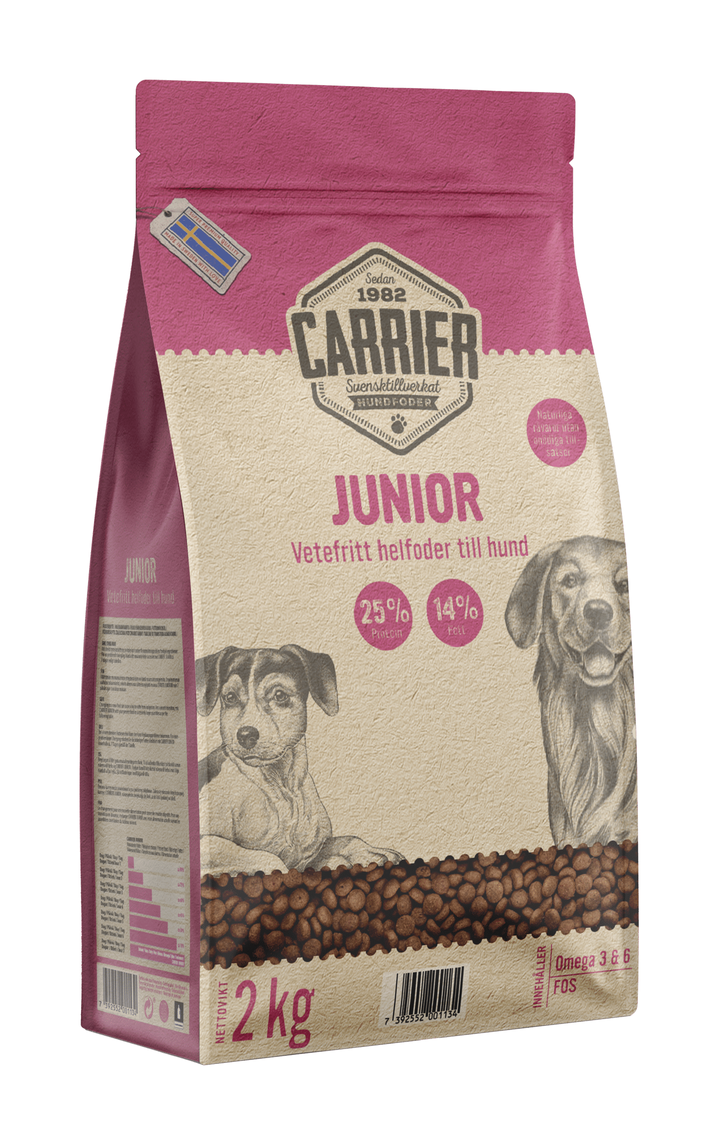 Carrier Junior - Tørrfôr valp