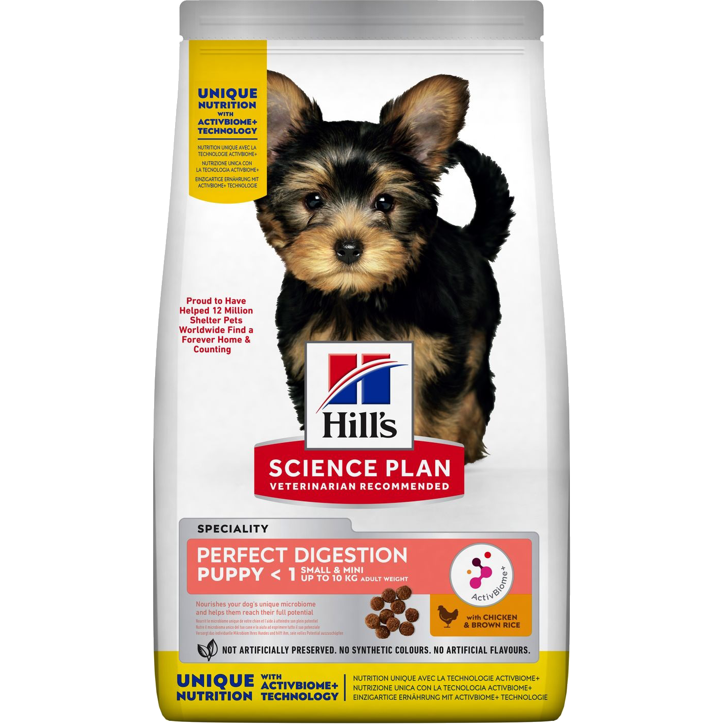 Hills Science Plan - Puppy Digestion Small & Mini Chicken & Rice 3 kg - Hund - Tørrfôr - Dyrekassen.no