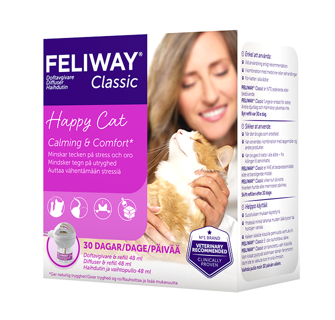 Feliway - Klassisk duftdispenser 48 ml - Katt - Helse og pels - Hygiene - Kattepleie - Dyrekassen.no